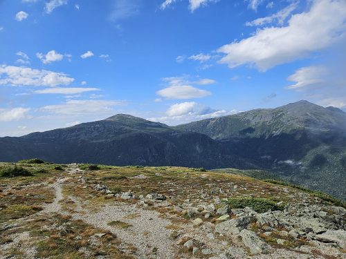 תצפית הרים בפסגת Mount Washington בהרי White Mountains ניו המפשייר